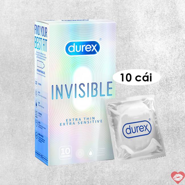 Mua Bao cao su Durex Invisible - Siêu mỏng mềm mịn - Hộp 10 cái  cao cấp