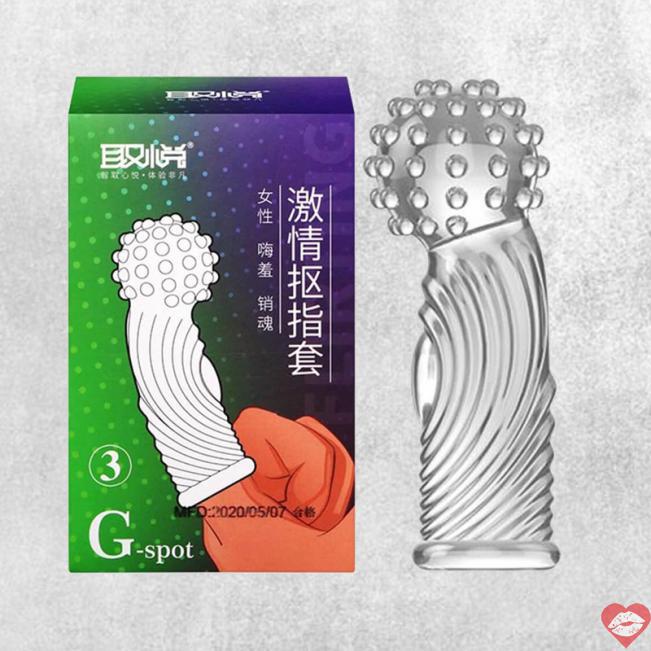 Sỉ Bao cao su ngón tay Aichao G-spot 3 - Gai nổi lớn - Hộp 1 cái  giá tốt 