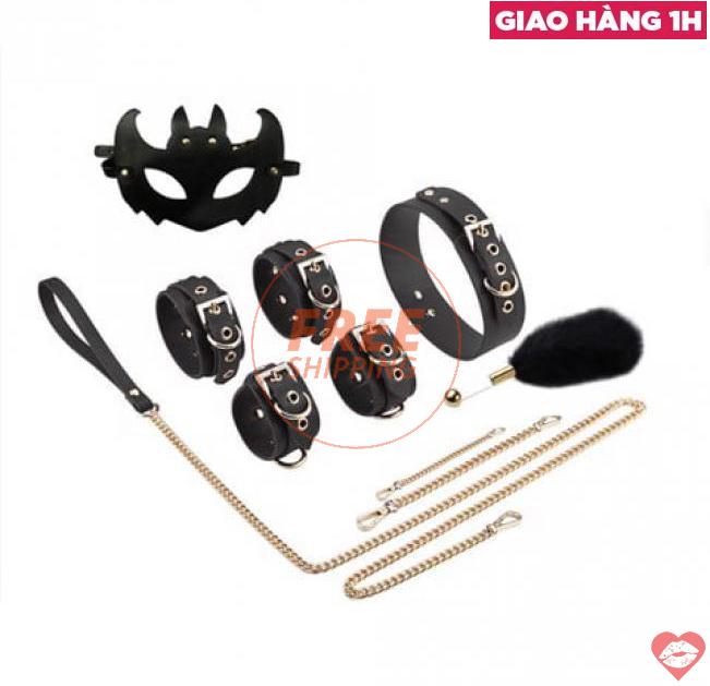  Nhập sỉ Bộ dụng cụ hỗ trợ tình dục BDSM giúp tăng khoái cảm màu đen - Bondage Kits 02  tốt nhất 
