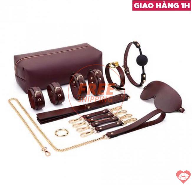  Mua Bộ dụng cụ hỗ trợ tình dục BDSM giúp tăng khoái cảm màu nâu - Bondage Kits 01  chính hãng 