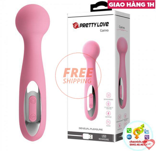  Bảng giá Chày rung tình yêu nhỏ gọn 12 cường độ Prettylove Carina giá rẻ 