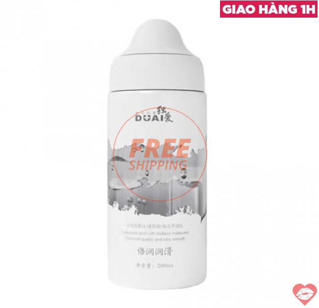  Nhập sỉ Gel bôi trơn gốc nước đầu núm - Duai Smooth - Chai 200ml  loại tốt 