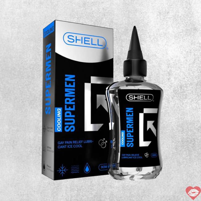 Bán Gel bôi trơn hậu môn mát lạnh - Shell Supermen Cooling - Chai 90ml  giá tốt 
