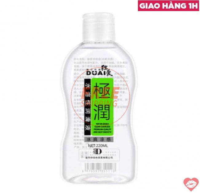  Shop bán Gel bôi trơn mát lạnh - Duai Cooling - Chai 220ml  loại tốt 