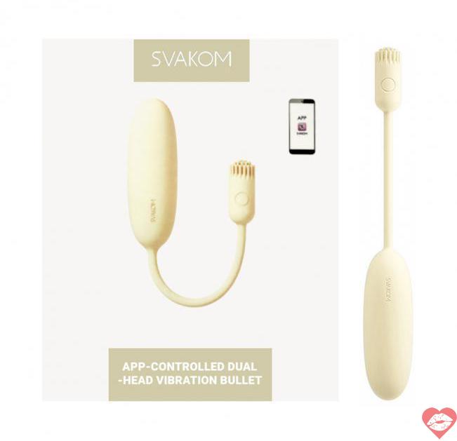 Bán Trứng rung 2 đầu Svakom Shimmer điều khiển thông minh qua App hàng mới về 