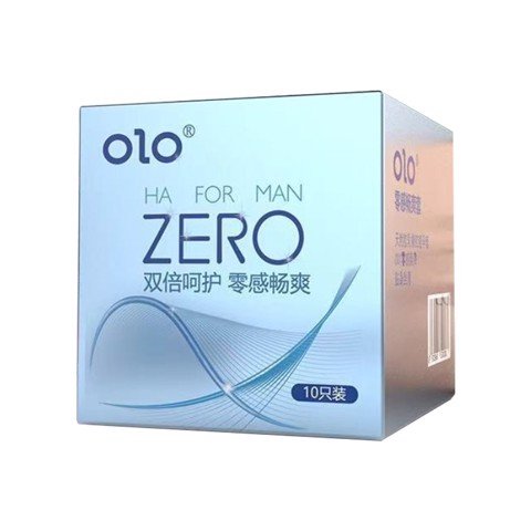 Bao cao su OLO 0.01 Zero Ha For Man - Siêu mỏng nhiều gel bôi trơn - Hộp 10 cái