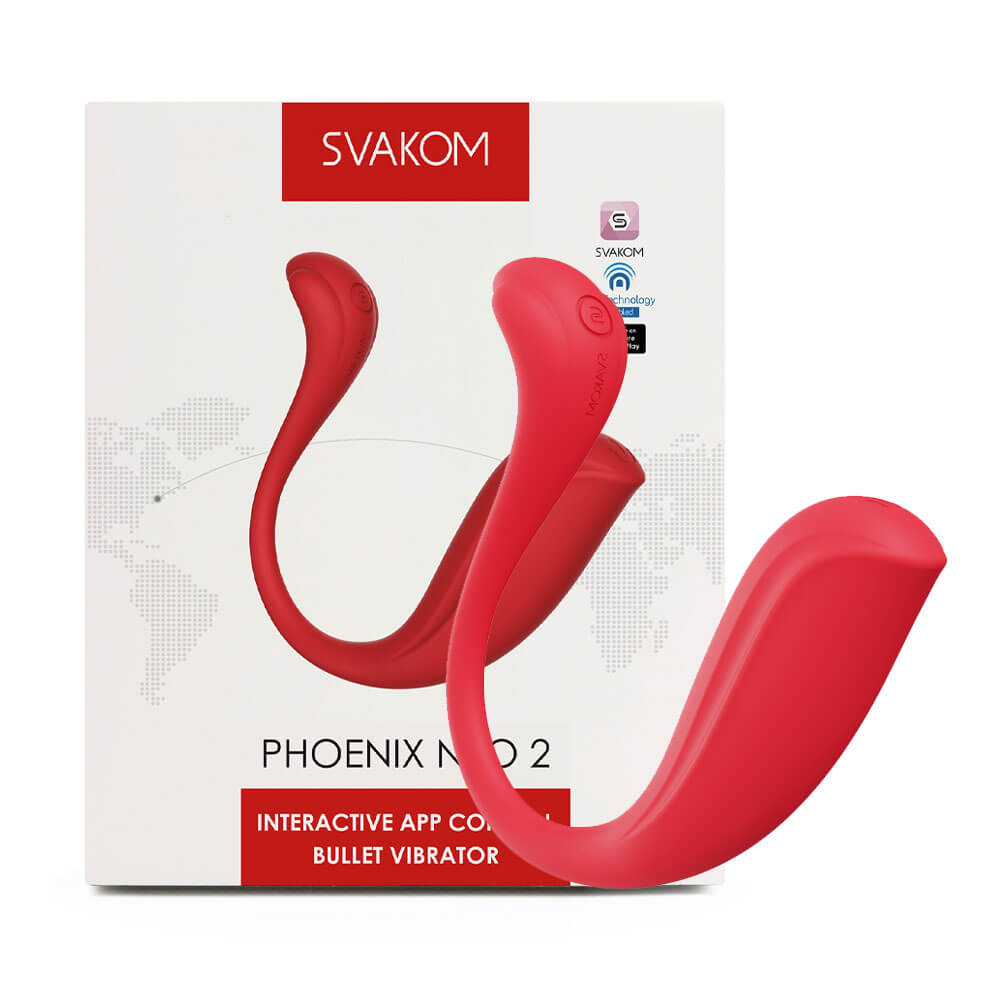 Trứng rung 2 đầu Svakom Phoenix Neo 2 điều khiển qua app điện thoại