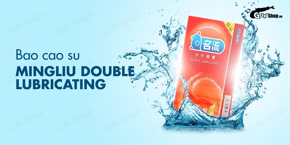 Bao Cao Su Mingliu Double Lubricating Nhiều Gel - Hộp 10