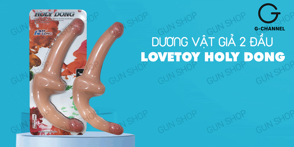 Dương vật giả 2 đầu mềm mại đấng mày râu thăng hoa Holy Dong