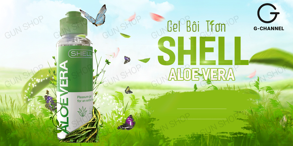 Đánh giá Gel bôi trơn tinh chất lô hội - Shell Aloe Vera - Chai 100ml giá rẻ