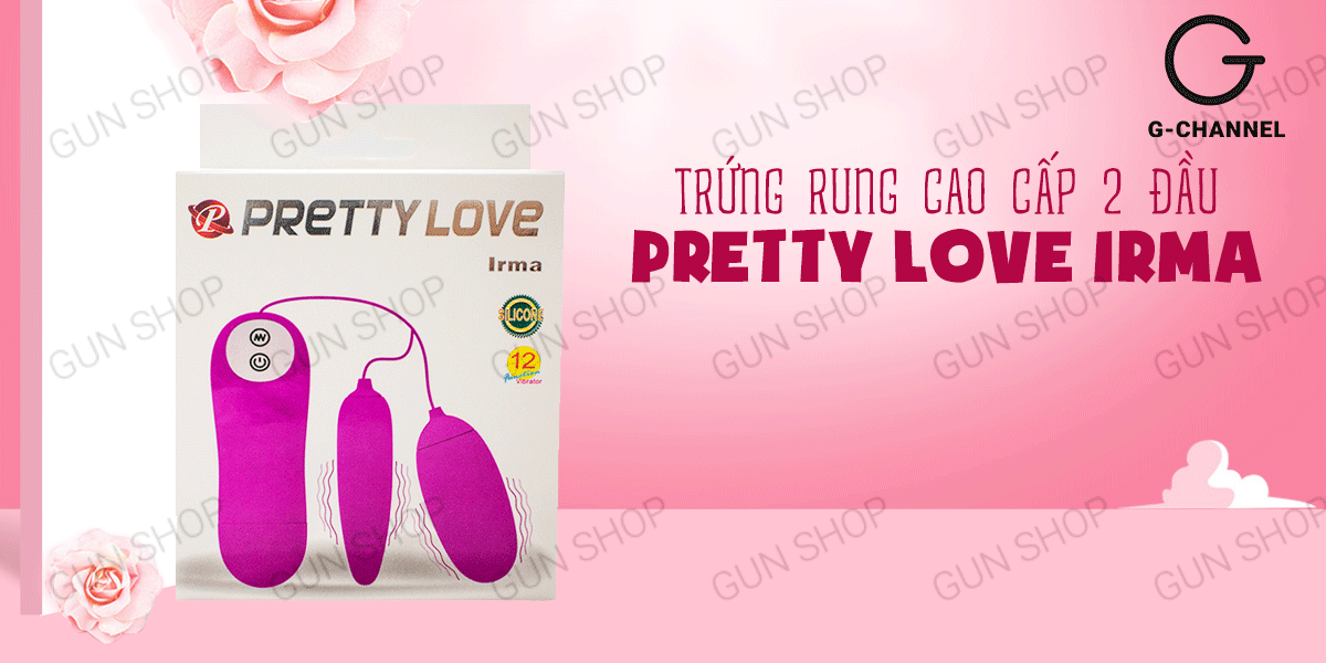 Trứng Rung Pretty Love Irma 12 Chế Độ Pin Dùng Siêu Phê Giá Tốt