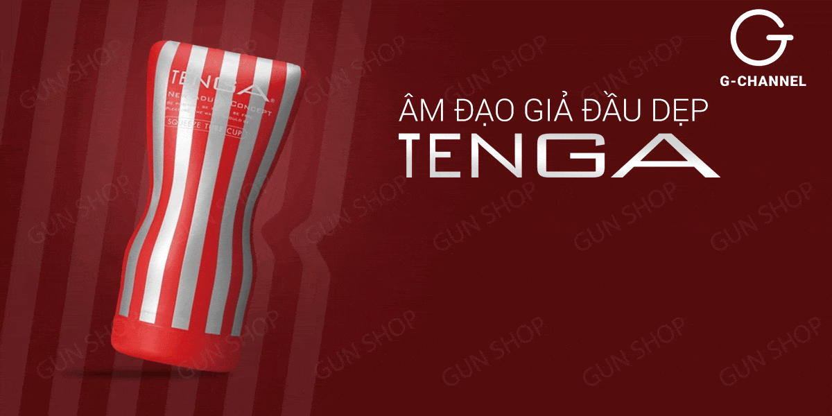 So sánh Âm đạo giả nhỏ gọn ôm khít đầu dẹp - Tenga Red White  nhập khẩu