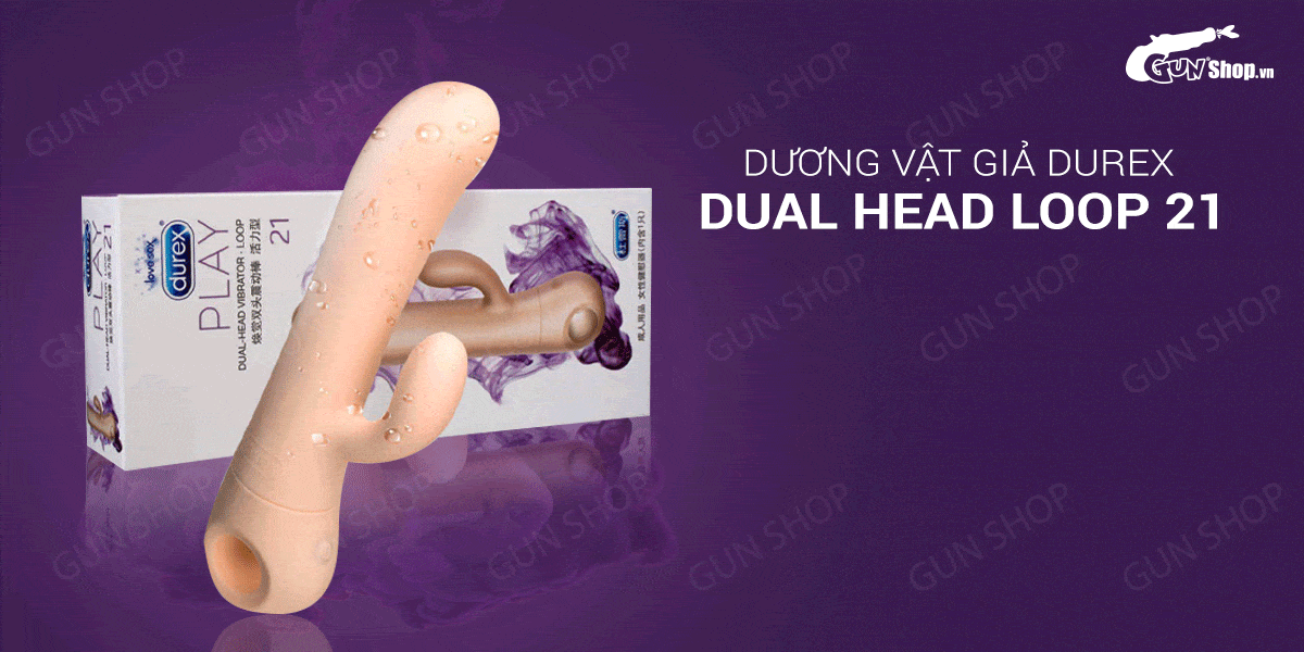 Dương Vật Giả 2 Đầu Rung Tình Yêu Durex Loop 21 Kích Thích