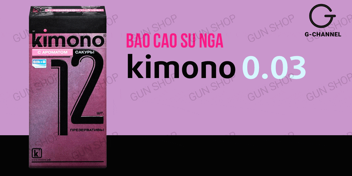 Đánh giá Bao cao su Kimono Hồng - Mỏng 0.03mm hương anh đào - Hộp 12 cái  mới nhất