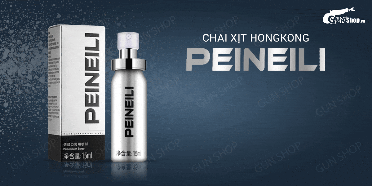 Chai xịt Peineili HongKong 15ml - Tăng cường bền bỉ, giữ lâu