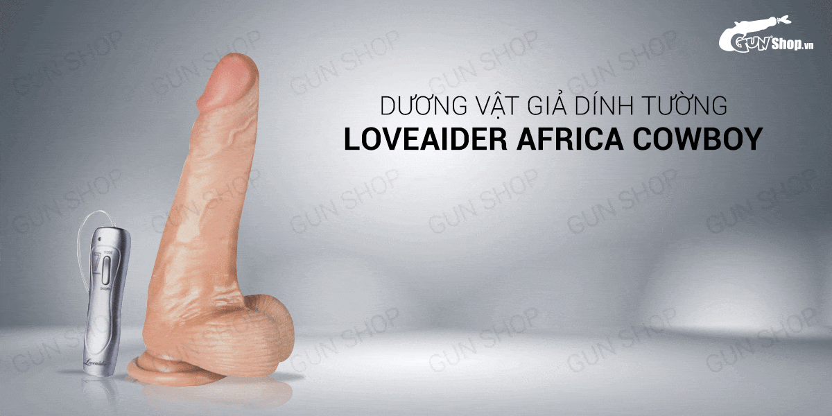 Loveaider Africa Cowboy Dương Vật Giả 7 Chế Độ Rung Pin Giá Tốt
