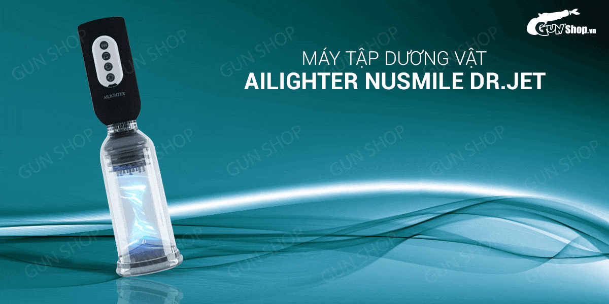 Giá sỉ Máy tập dương vật tự động dùng sạc - Ailighter Nusmile Dr.Jet  cao cấp