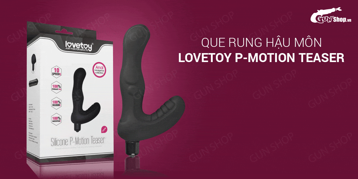 Que Rung Hậu Môn 10 Chế Độ Rung Mạnh Kích Thích - Lovetoy P-Motion