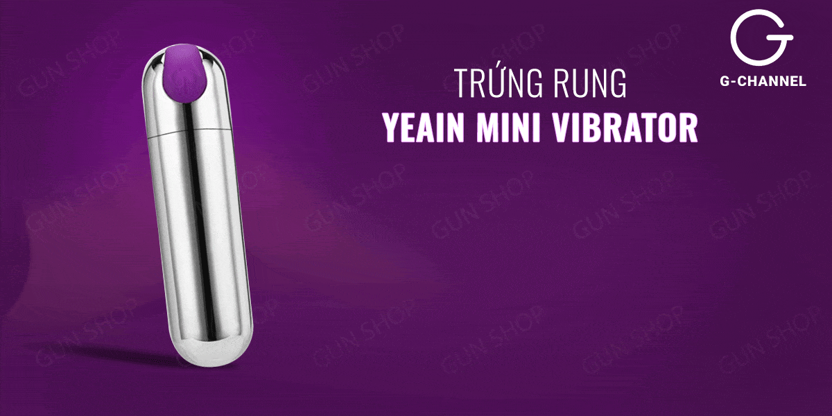 Shop bán Trứng rung hình viên đạn 10 tốc độ rung - Yeain Mini Vibrator  mới nhất