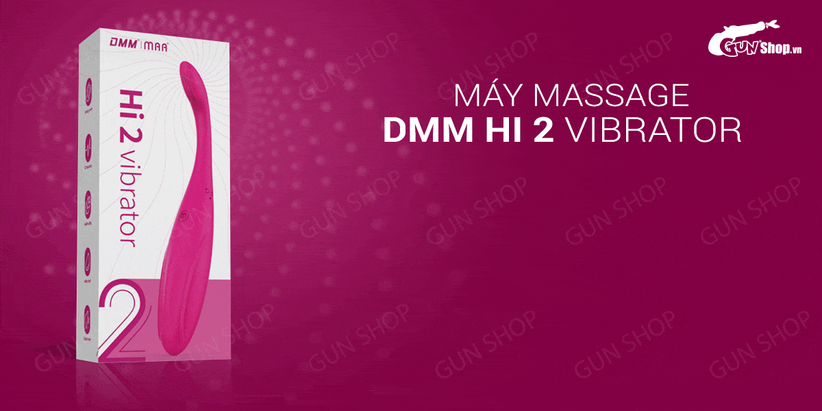 Phân phối Máy massage kích thích điểm G 10 tốc độ rung - DMM Hi 2 Vibrator  loại tốt