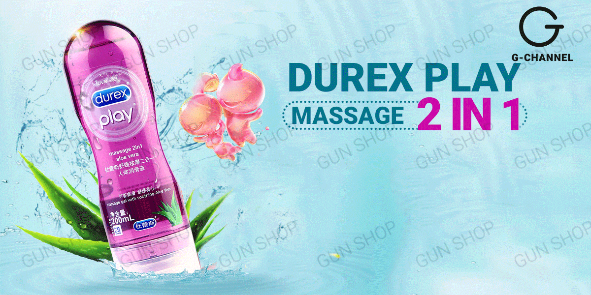 Bỏ sỉ Gel bôi trơn massage - Durex Play 2 in 1 - Chai 200ml  hàng mới về
