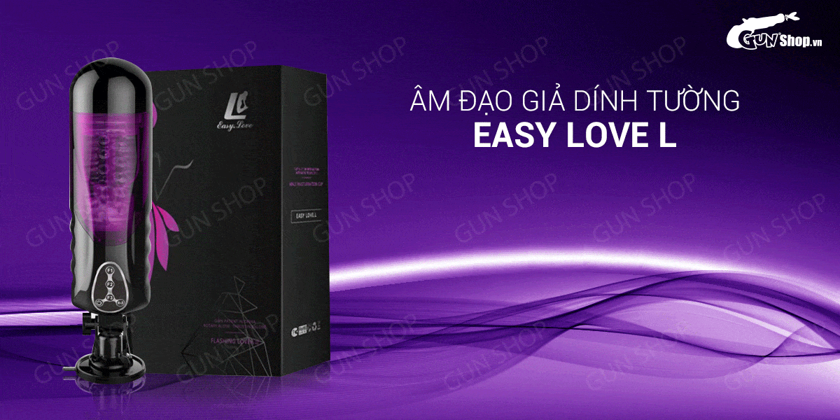 Âm đạo giả xoay thụt tự động Easy Love L sạc tiện lợi