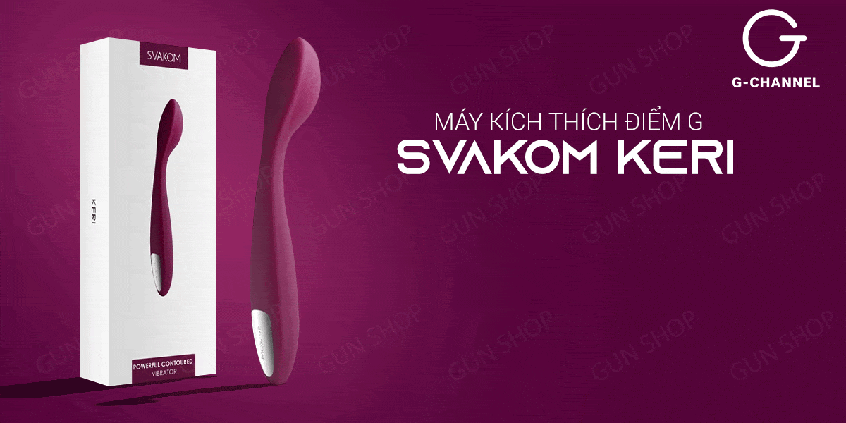 Máy kích thích điểm G Svakom Keri 5 chế độ rung mạnh mẽ