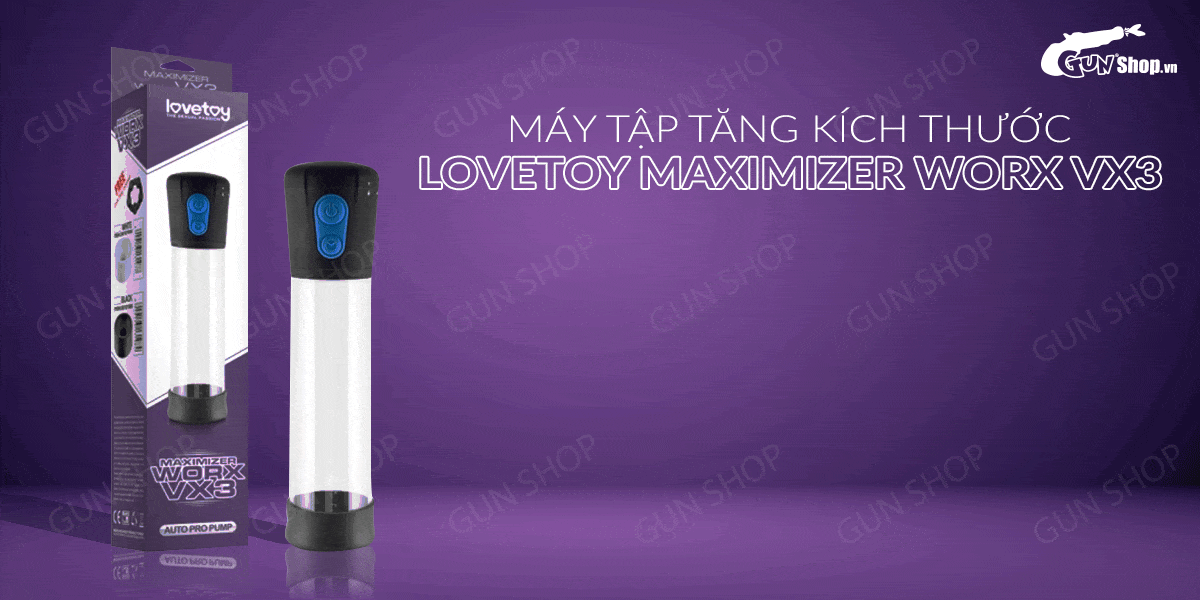 Giá sỉ Máy tập tăng kích thước dương vật tự động - Lovetoy Maximizer Worx VX3  chính hãng