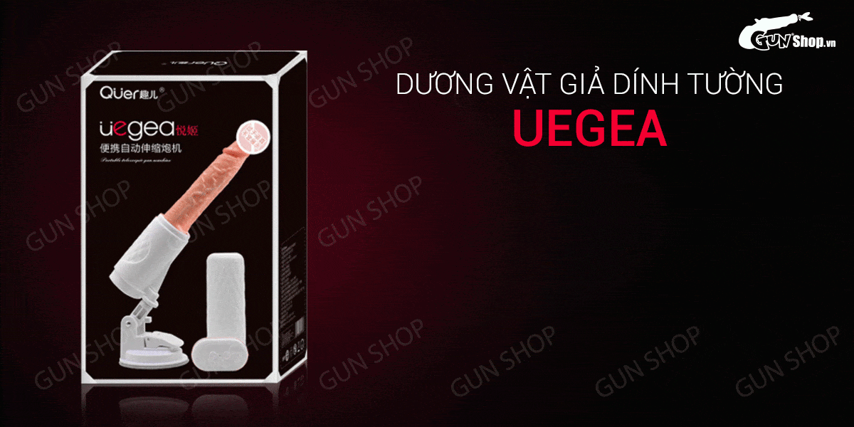 Kho sỉ Dương vật giả dính tường rung thụt tự động sạc điện - Uegea  giá tốt