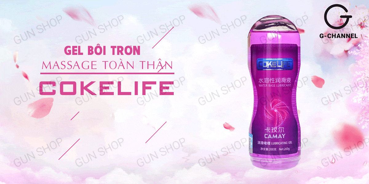 Gel massage hương Camay Cokelife tím mềm mại 100ml tăng khoái cảm