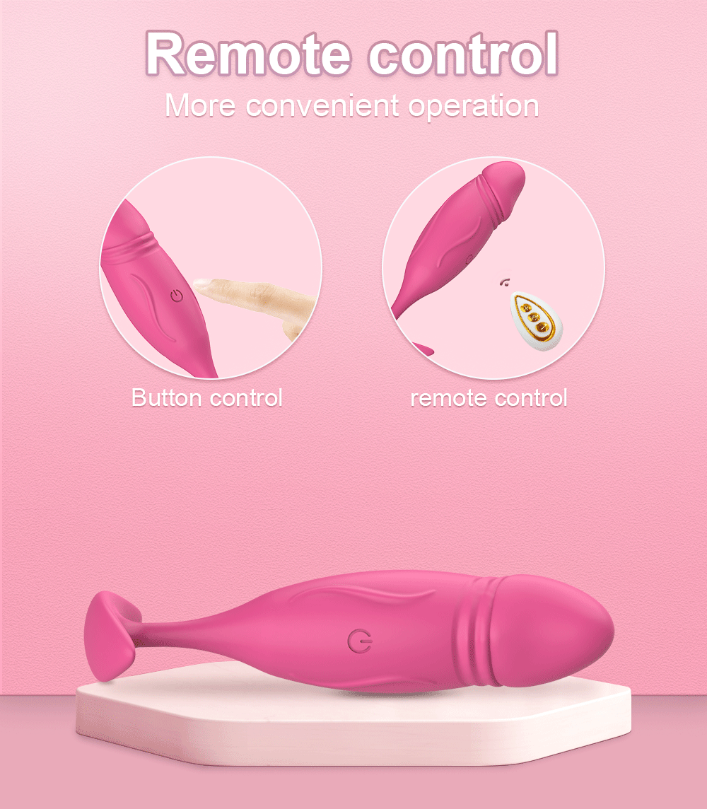 Phân phối Trứng rung tình yêu hình dương vật giả massage âm đạo hậu môn có remote giá sỉ