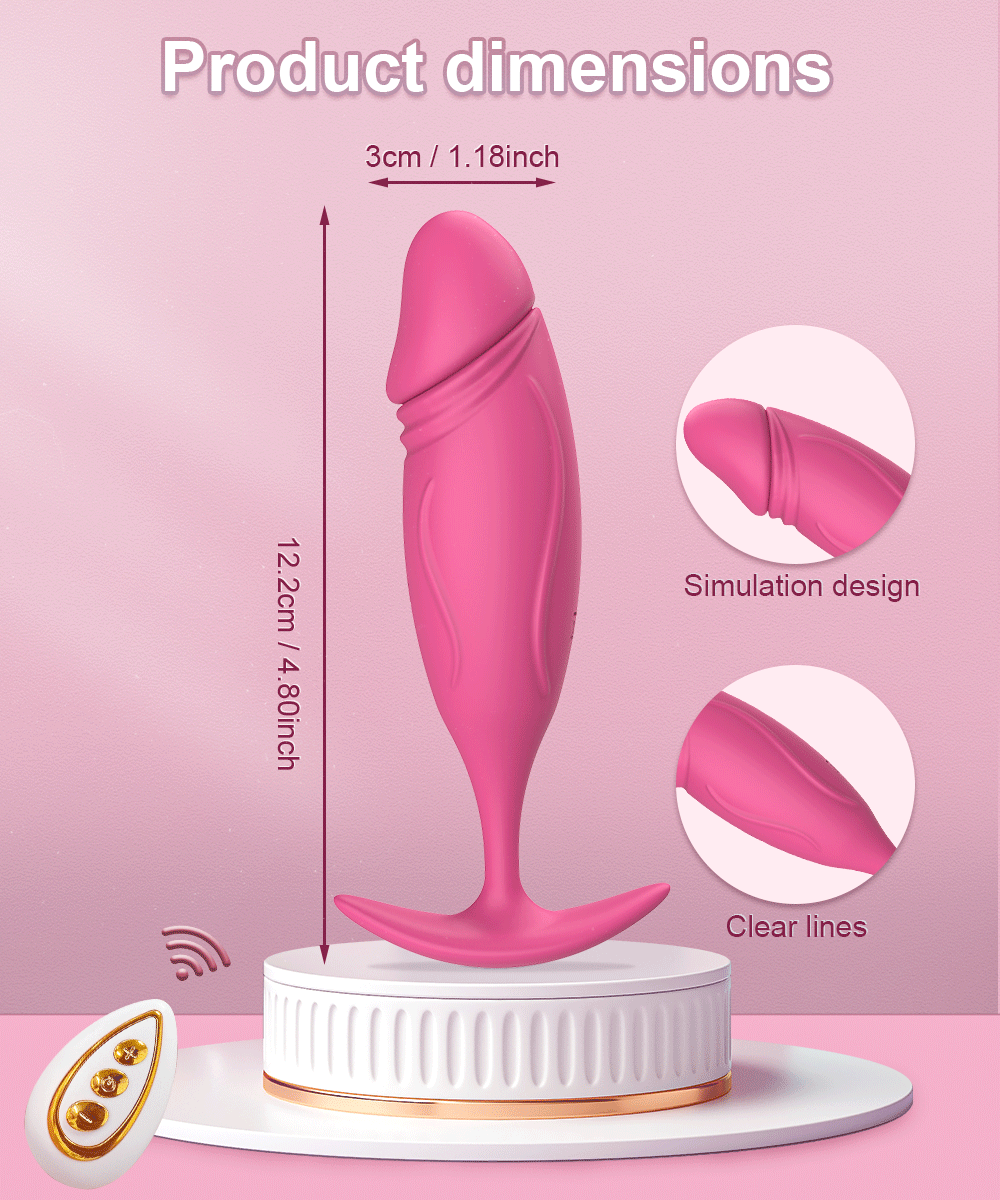 Phân phối Trứng rung tình yêu hình dương vật giả massage âm đạo hậu môn có remote giá sỉ
