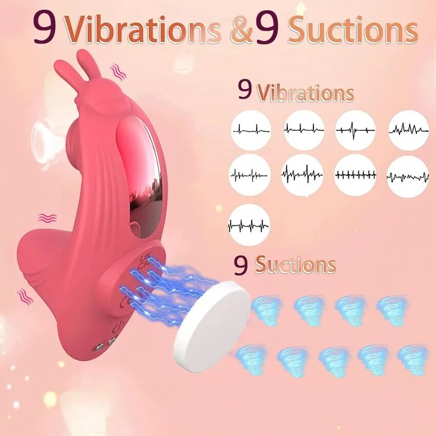Vibrator Mini dapat dipakai untuk wanita aplikasi pengisap klitoris Bluetooth pengendali jarak jauh Vibro pada celana seksi mainan seks dewasa Stimulator| |   