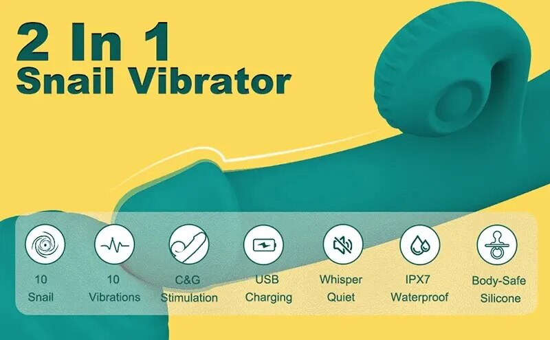 Dương vật giả rung đa năng gân gai ốc sên kích thích mạnh