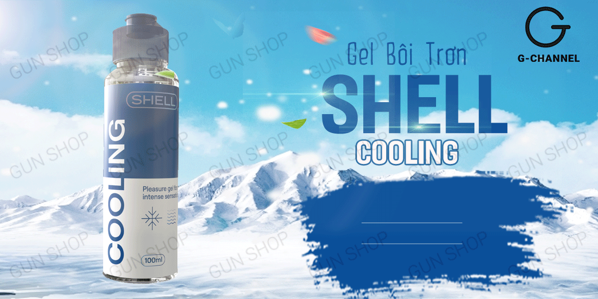Review Gel bôi trơn mát lạnh - Shell Cooling - Chai 100ml giá rẻ