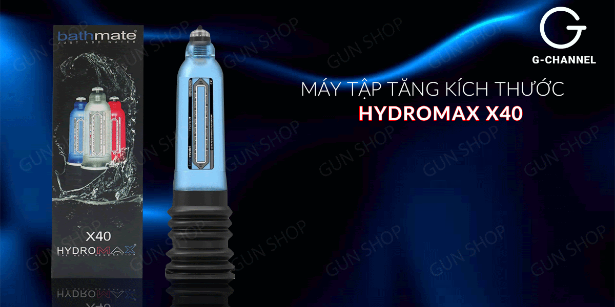 Địa chỉ bán Máy tập tăng kích thước dương vật dùng áp suất nước - Hydromax X40  có tốt không?