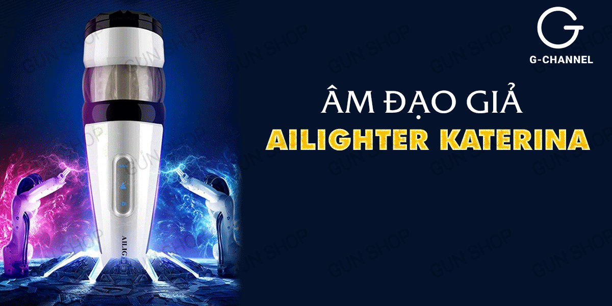 Bỏ sỉ Âm đạo giả tự động thụt xoáy đa chế độ sạc điện - Ailighter Katerina 4  giá tốt