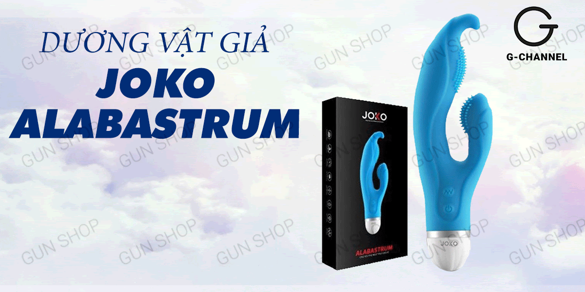 Phân phối Dương vật giả đa chế độ rung xoay uốn cong đa chiều pin - Joko Alabastrum  hàng mới về