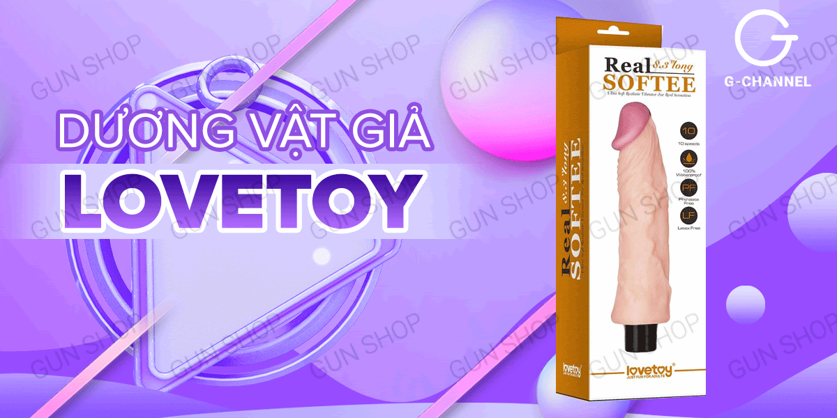Dương Vật Giả Rung 10 Chế Độ Pin Sạc Tình Yêu Chân Thật Lovetoy
