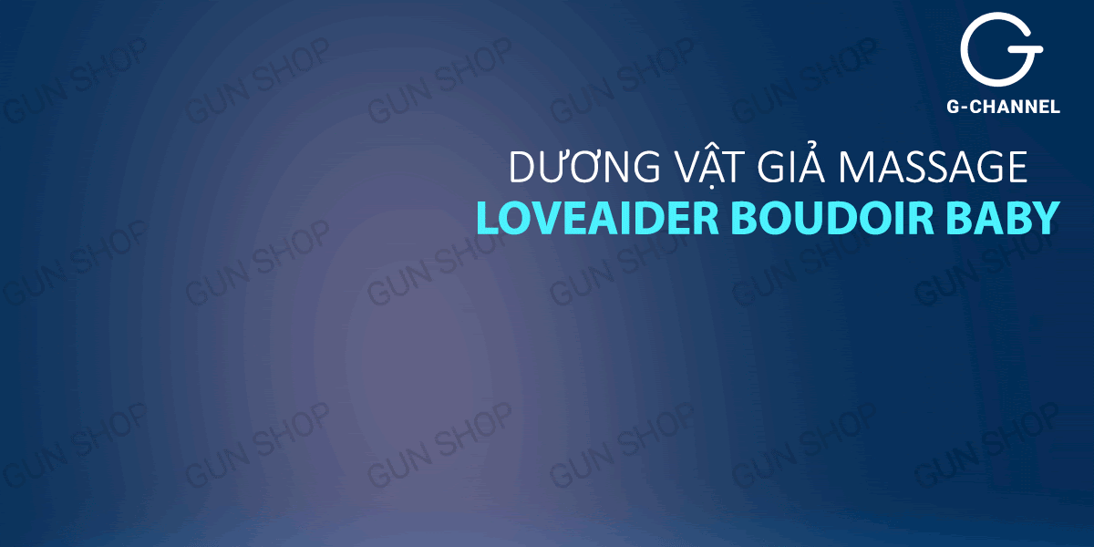 Máy massage dương vật 7 chế độ rung xoay sạc điện Loveaider