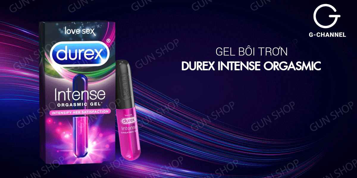 Gel bôi trơn Durex Intense Orgasmic 10ml tăng cảm xúc, kích thích mạnh
