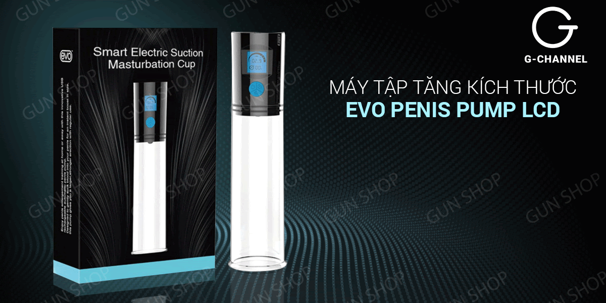 Review Máy tập tăng kích thước dương vật tự động màn hình LCD - Evo Penis Pump  hàng mới về
