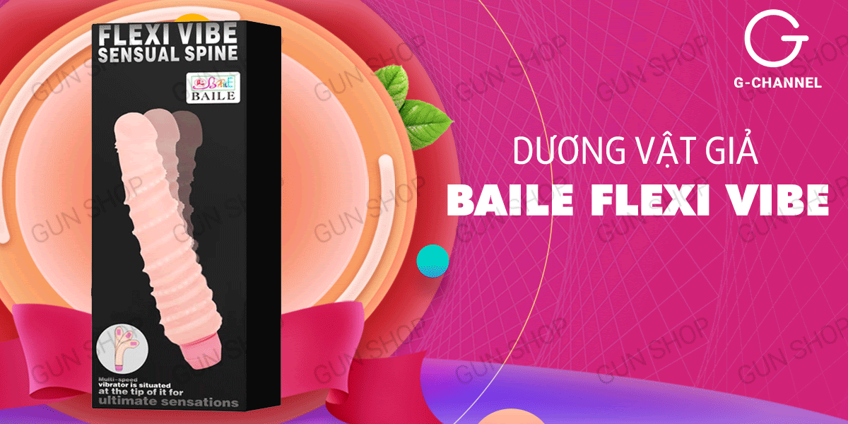 Địa chỉ bán Dương vật giả đa tần số rung uốn xoay đa hướngpin - Baile Flexi Vibe  mới nhất