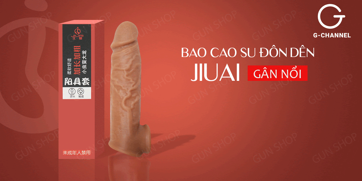 Bao cao su gai Jiuai kéo dài thời gian tăng cảm giác sướng