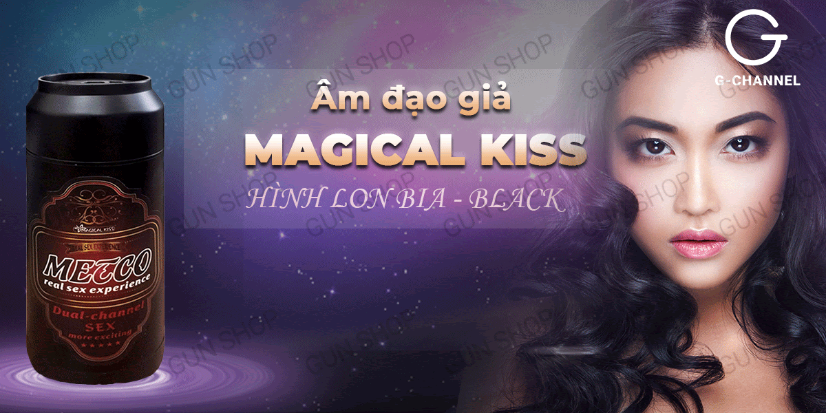 Bảng giá Âm đạo giả ngụy trang hình lon bia - Magical Kiss - Black  nhập khẩu