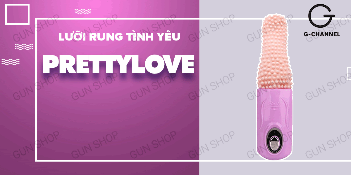 Lưỡi Rung Đa Chế Độ Sạc Điện Kích Thích Mạnh Mẽ - Pretty Love