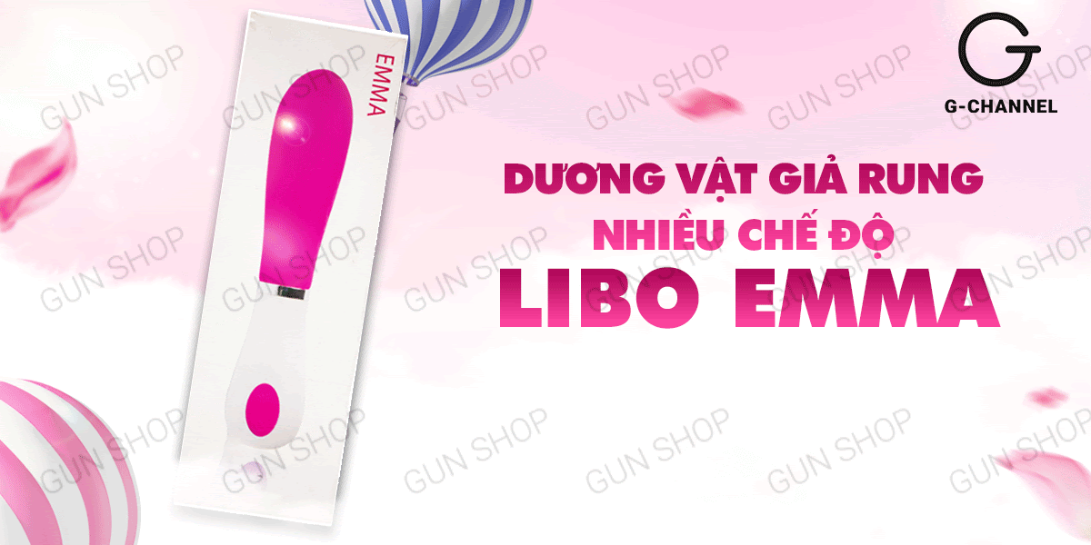 Libo Emma dương vật giả rung đa chế độ pin siêu kích thích