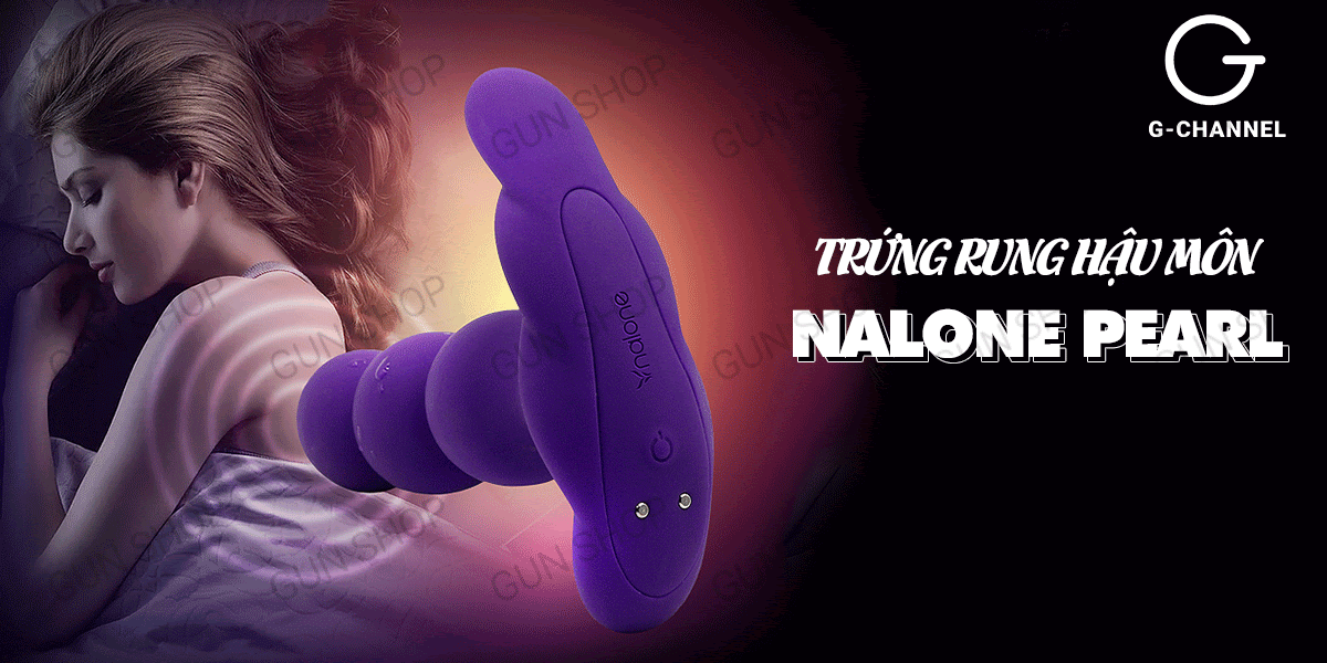 Thông tin Trứng rung rung xoay 360 điều khiển tầm xa sạc điện - Nalone Pearl  hàng xách tay