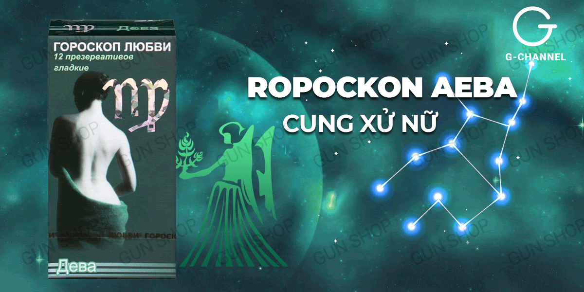 Ropockon Cung Xử Nữ hộp 12 bao cao su mỏng 0.03mm hương dâu siêu mềm mại