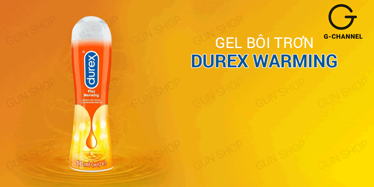 Nơi bán Gel bôi trơn nóng ấm - Durex Warming - Chai 100ml  tốt nhất
